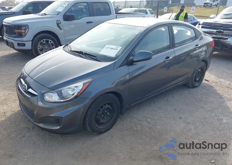 2012 Hyundai Accent Gls from USA, damaged, VIN KMHCT4AE9CU151207
